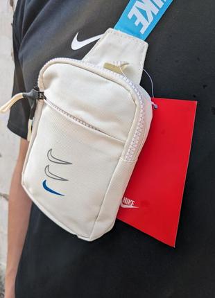 Сумка nike mini bag swoosh, барсетка nike, сумка через плечо найк, мессенджер найк, бананка nike