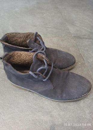 Замшевые ботинки braska
