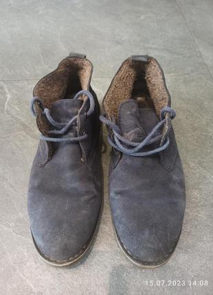 Замшеві ботинки braska2 фото