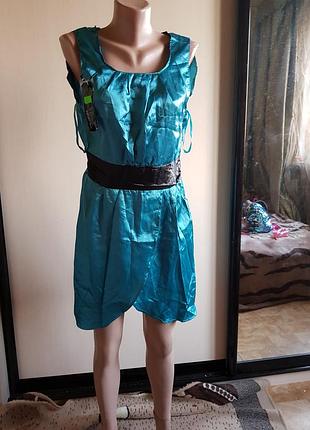 Платье атлас