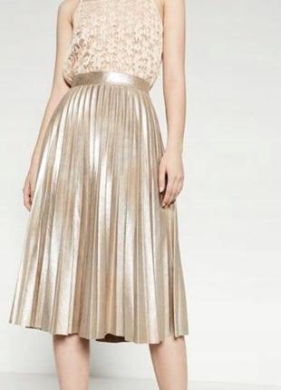 Розкішна брендова спідниця юбка пліссе2 фото