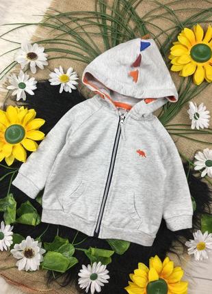 Серая кофточка на 3-6 мес