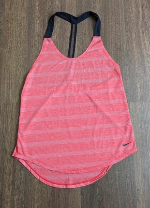 Спортивная майка nike dri fit с красивой спинкой2 фото