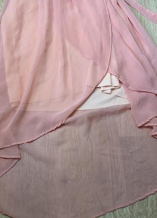 Летнее платье женское хл размер персикового цвета2 фото
