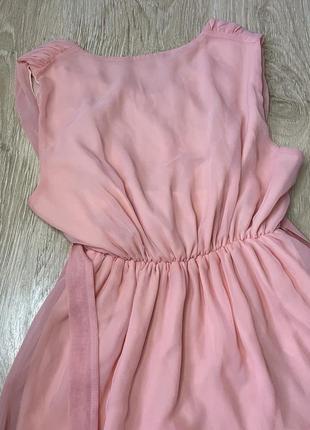 Летнее платье женское хл размер персикового цвета4 фото