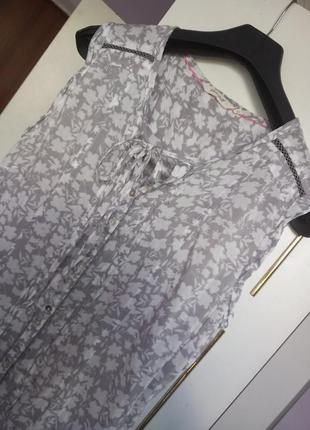 Нежная натуральная  блуза  блузка вискоза2 фото
