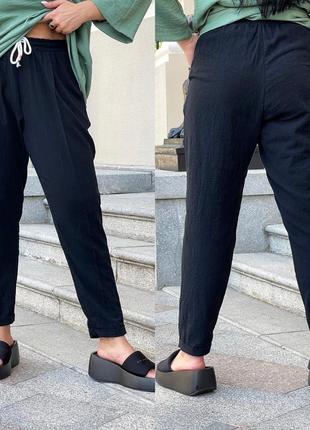 Штаны льняные