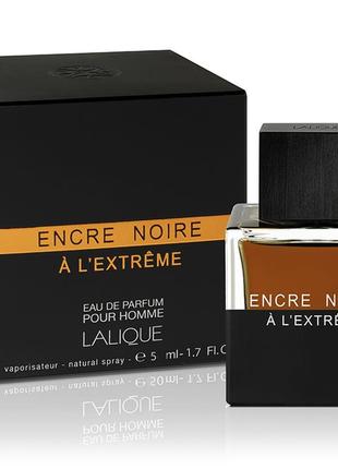 Lalique encre noire a l'extreme💥оригинал 2 мл распив аромата затест2 фото