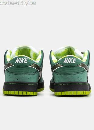 Nike sb dunk green lobster4 фото