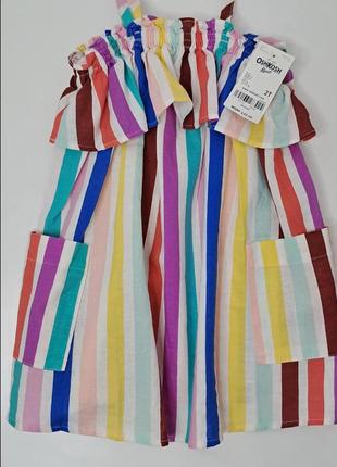 Невероятное летнее платье из льна от бренда премиум качества - oshkosh