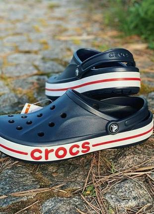 Кроксы унисекс bayaband navy crocs синие р. 36-46