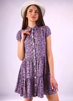 Платье из штапеля