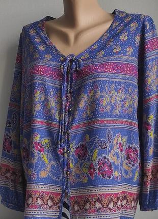 Блуза m&s indigo віскоза 2