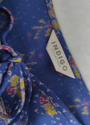 Блуза m&s indigo віскоза9 фото