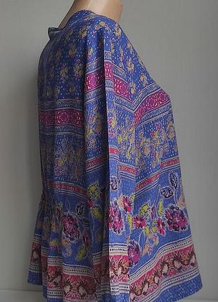 Блуза m&s indigo віскоза 4