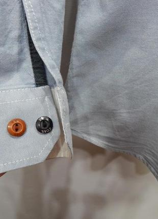 Мужская джинсовая рубашка с длинным рукавом j&j core р.48 010др (только в указанном...