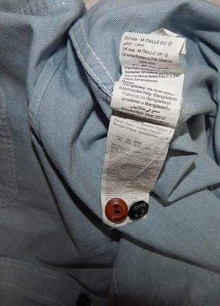 Мужская джинсовая рубашка с длинным рукавом j&j core р.48 010др (только в указанном...