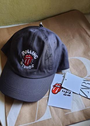 Кепка zara rolling stones 10-14 лет