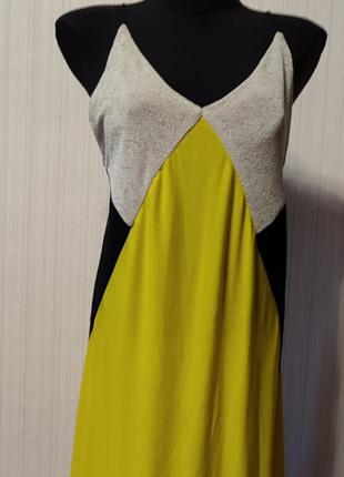 Платье миди желтое зара2 фото