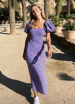 Шикарное летнее платье от zara