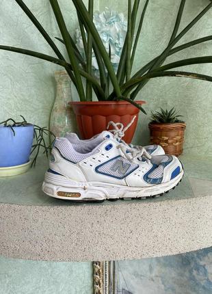 New balance фирменные брендовые кроссовки кроссы белые синие спортивные