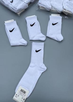 Высокие спортивные носки nike, носки найк тренировочные, унисекс