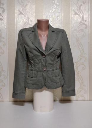 Піджак хакі , esprit , 100% коттон.