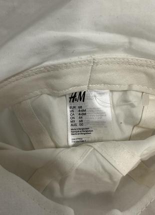 Классная кепка h&m, панама кепка, панамка, кепка с защитой, белая кепка5 фото