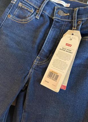 Джинси levis mile high super skinny3 фото