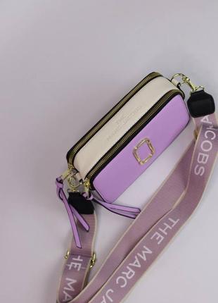 Сумка marc jacobs lilac/white 5