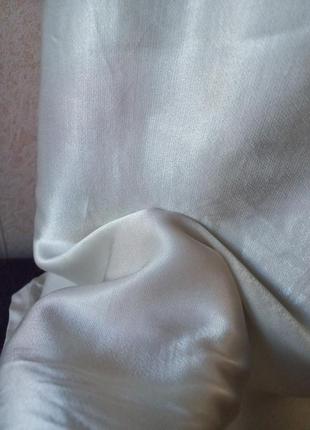 😍 новая! шикарная  жемчужная блуза майка шелковая xl premium6 фото