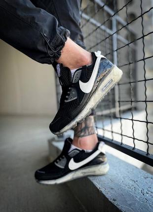 Кросівки чоловічі / жіночі чорні nike air max terrascape 90 "black"1 фото