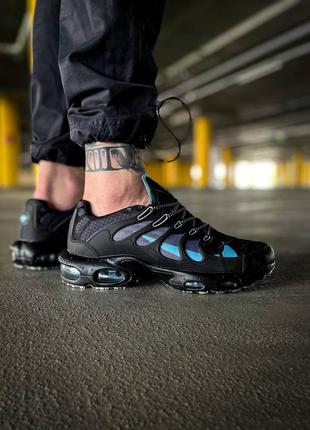 Кросівки чоловічі / жіночі чорні nike tn terrascape "black/blue"