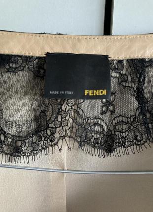 Кожаная куртка fendi4 фото