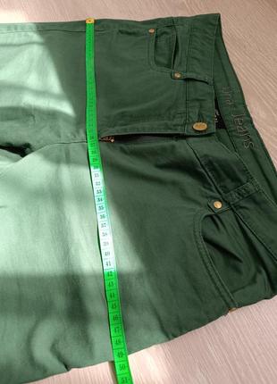 Штани штанішки зелені брюки штанці джинс джинси класичні натуральні gina benotti8 фото