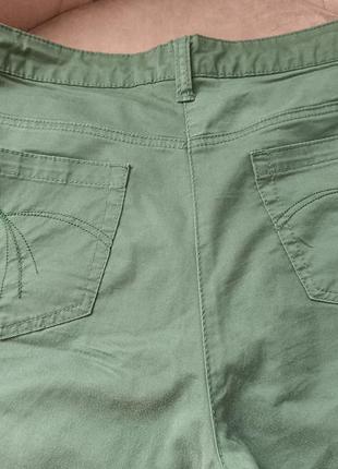 Штани штанішки зелені брюки штанці джинс джинси класичні натуральні gina benotti7 фото