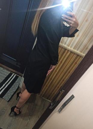 Платье-пиджак чёрное