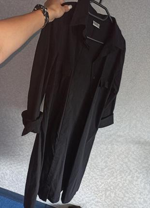 Платье-пиджак чёрное3 фото