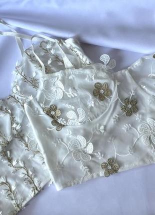 Топ shein, стильный топ, белый топ, топ на брителях, топ в сеточку