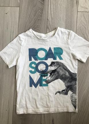 Футболка біла з малюнком