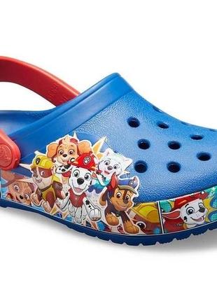 Детские кроксы синие crocs щенячий патруль3 фото