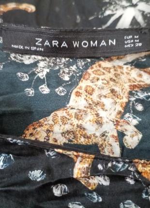 Платье zara woman натуральный шелк оригинал4 фото