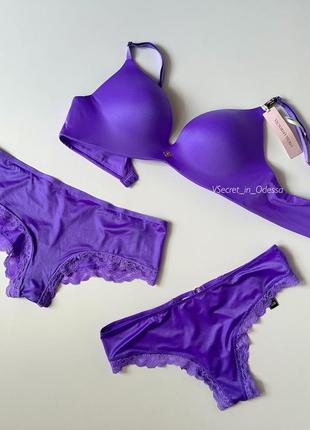 Фиолетовый люкс комплект victoria’s secret3 фото