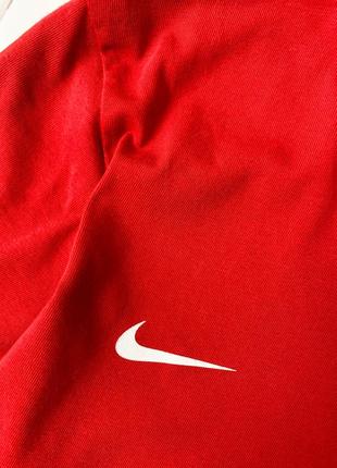 Мужская  базовая красная спортивная хлопковая футболка nike найк. размер s m6 фото