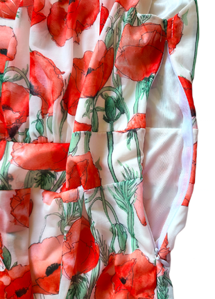 Літній розпродаж! сарафан маки, акварельні квіти, принт4 фото