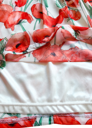 Літній розпродаж! сарафан маки, акварельні квіти, принт5 фото