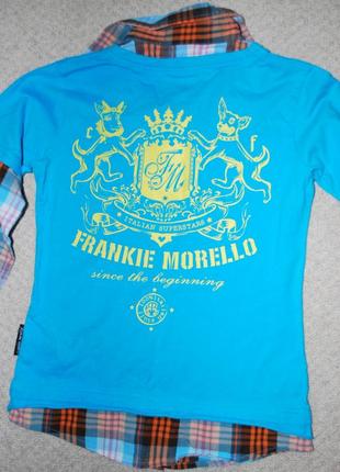 Стильна сорочка-поло frankie morello2 фото
