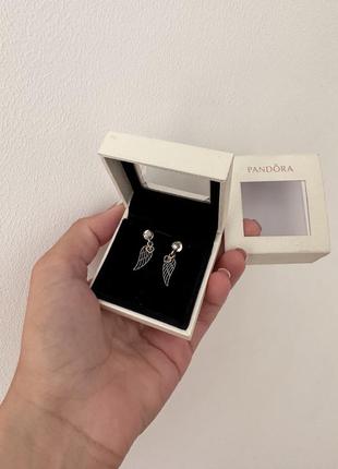 Серьги (оригинальные) бренда pandora.