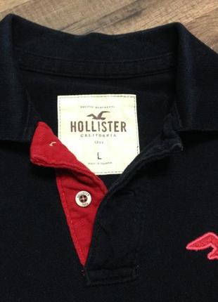 Футболка поло муж. hollister,р. m-l,хлопок,вьетнам3 фото