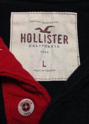 Футболка поло муж. hollister,р. m-l,хлопок,вьетнам4 фото